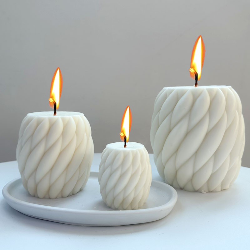 Soap Making Lye - 3D Rotating Raindrops Silicone Candle Mold