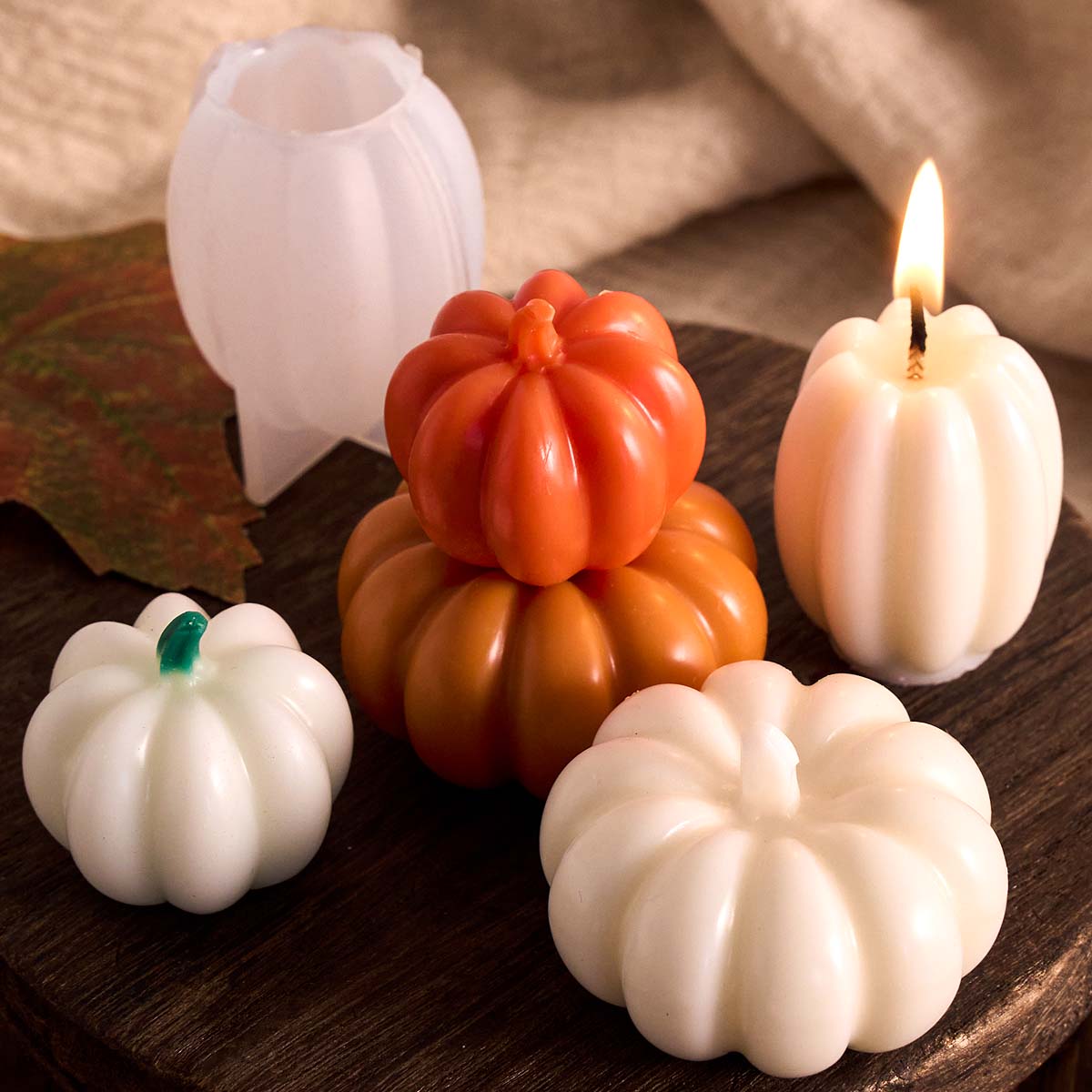 Soap Making Scents - Halloween Pumpkin Silicone Mold For Scented