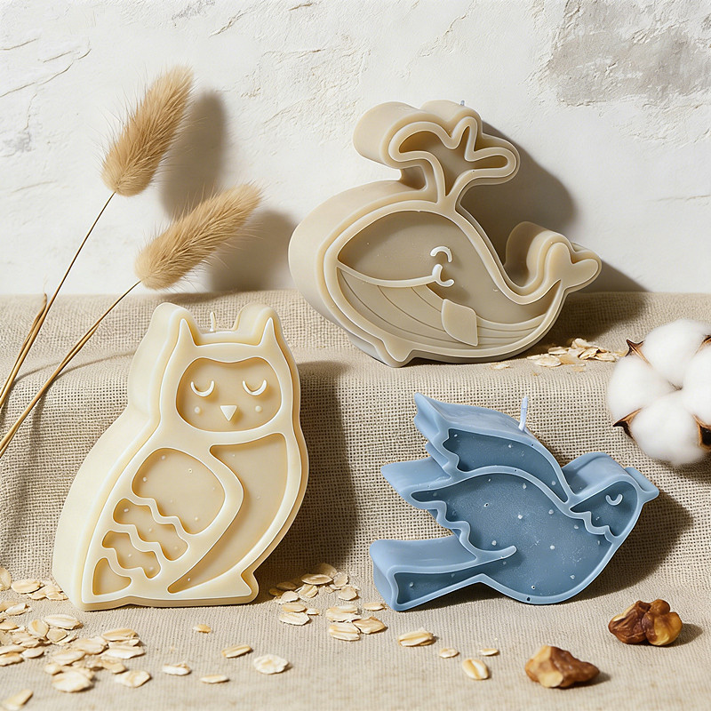 Cute Animal Silicone Candle Mo - Soap Making Scents 评论和价格