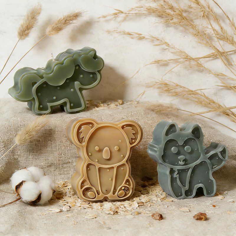 Cute Animal Silicone Candle Mo - Soap Making Scents 评论和价格