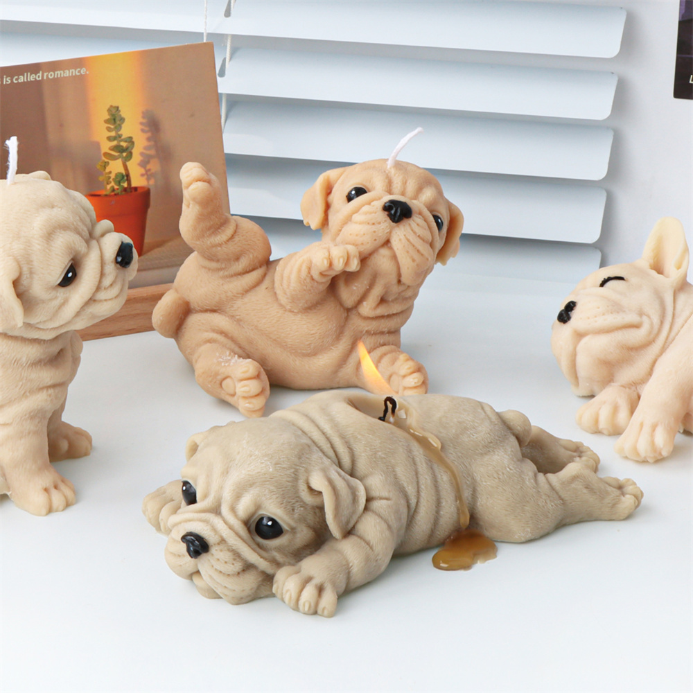 3D Dog Silicone Candle Molds S - Soap Making Scents 评论和价格