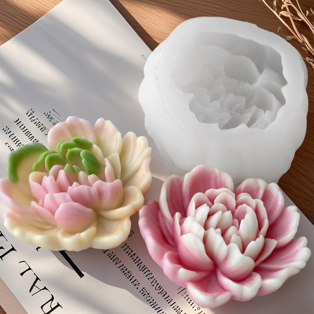 DIY Rose Flowers Silicone Mold - Soap Making Scents 评论和价格