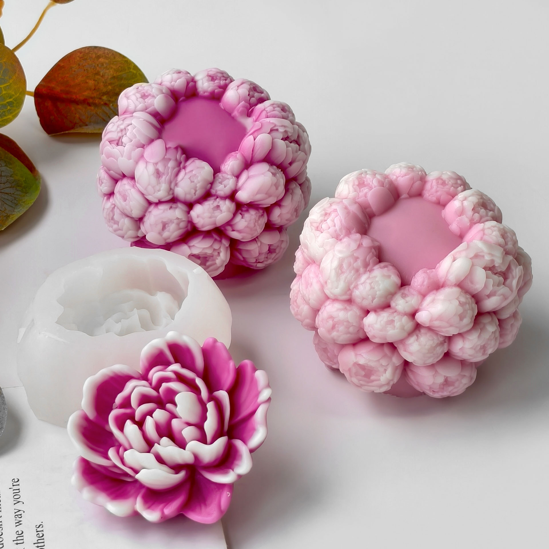 DIY Rose Flowers Silicone Mold - Soap Making Scents 评论和价格