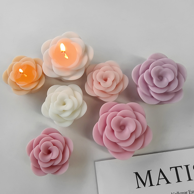 DIY Rose Flowers Silicone Mold - Soap Making Scents 评论和价格