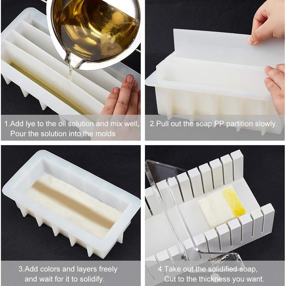 42oz Silicone Soap Mold with 5 - Soap Making Lye 评论和价格