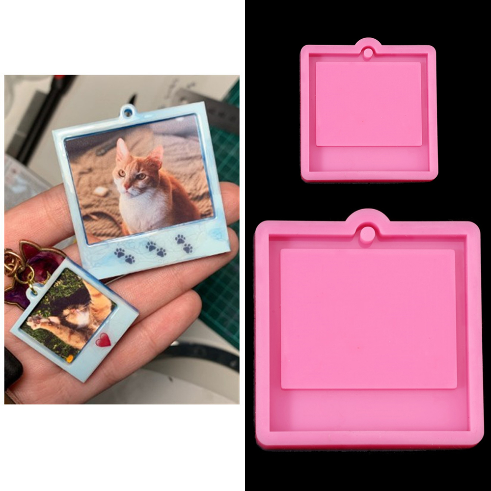 Photo Frame Epoxy Resin Keycha - Soap Making Lye 评论和价格
