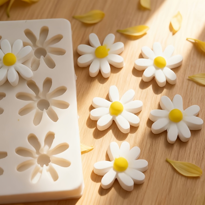 1pc 3D Daisy Sunflower Silicon - Soap Making Lye 评论和价格