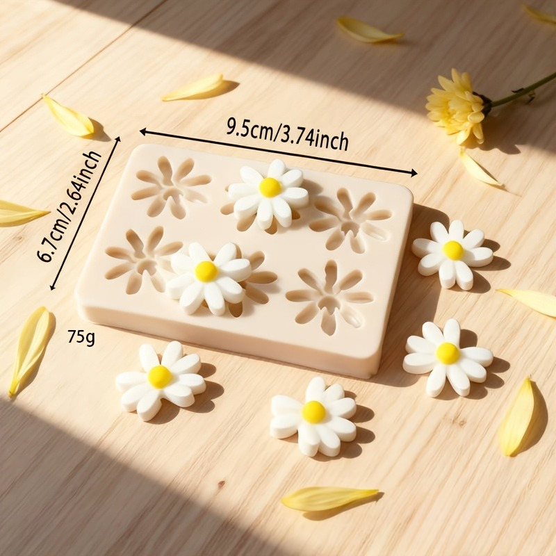 1pc 3D Daisy Sunflower Silicon - Soap Making Lye 评论和价格