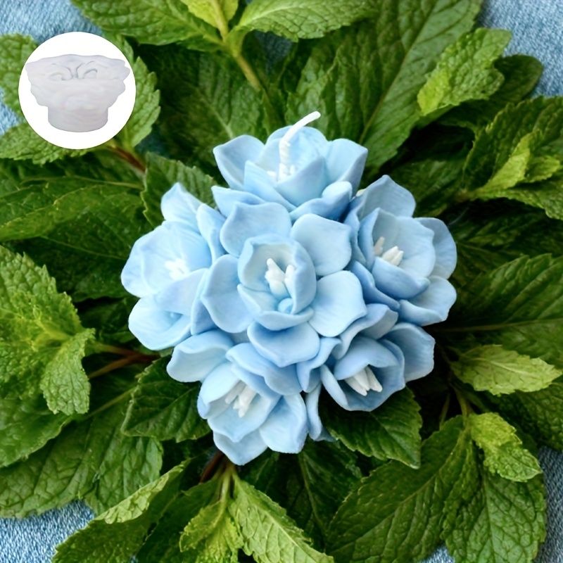 1 Hydrangea Candle Silicone Mo - Soap Making Lye 评论和价格