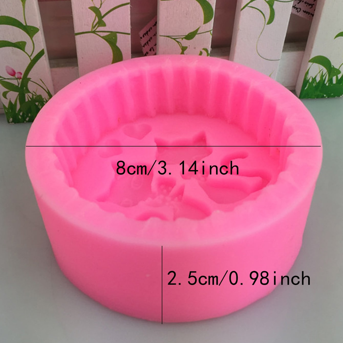 1-Piece Silicone Cat Soap Mold - Soap Making Lye 评论和价格