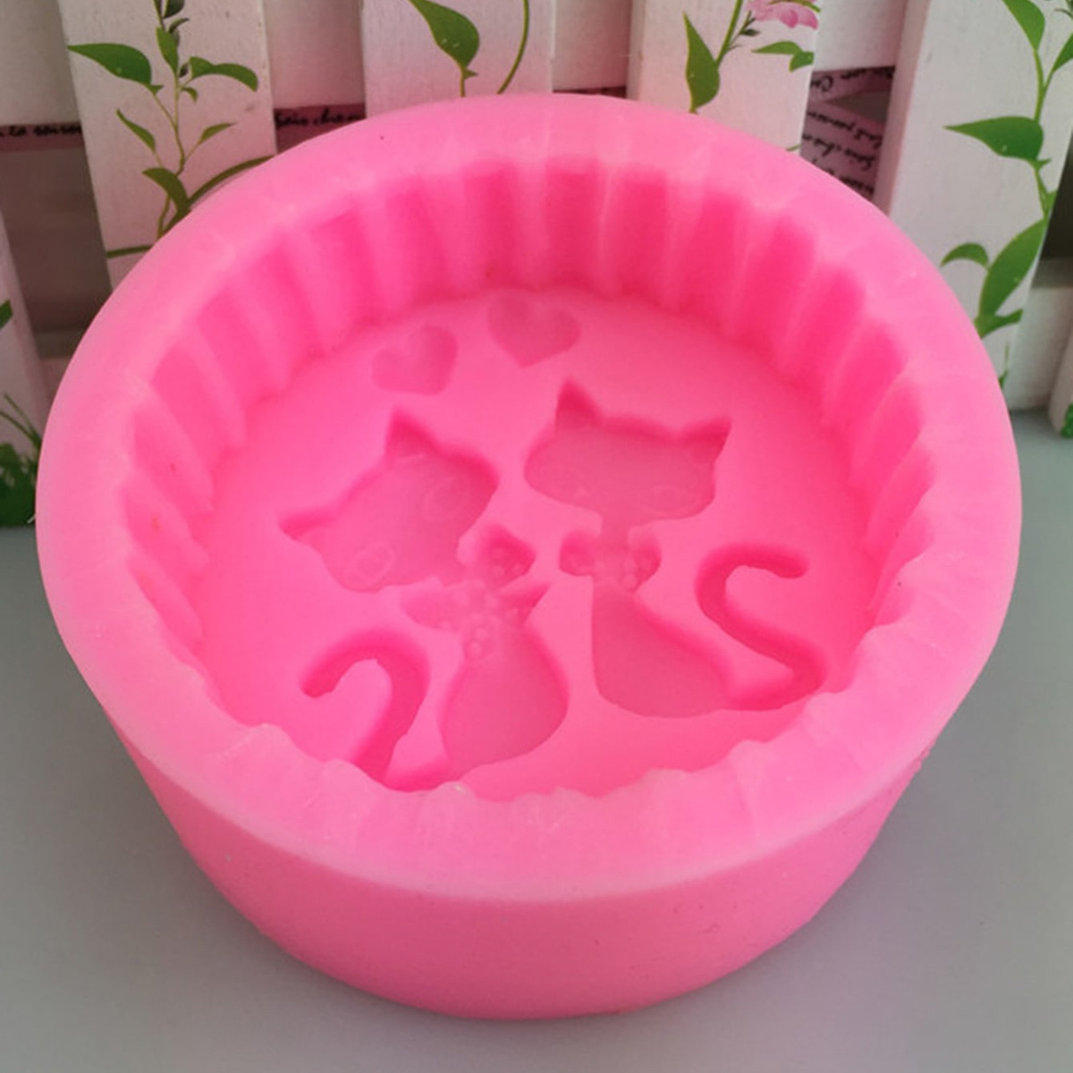 1-Piece Silicone Cat Soap Mold - Soap Making Lye 评论和价格
