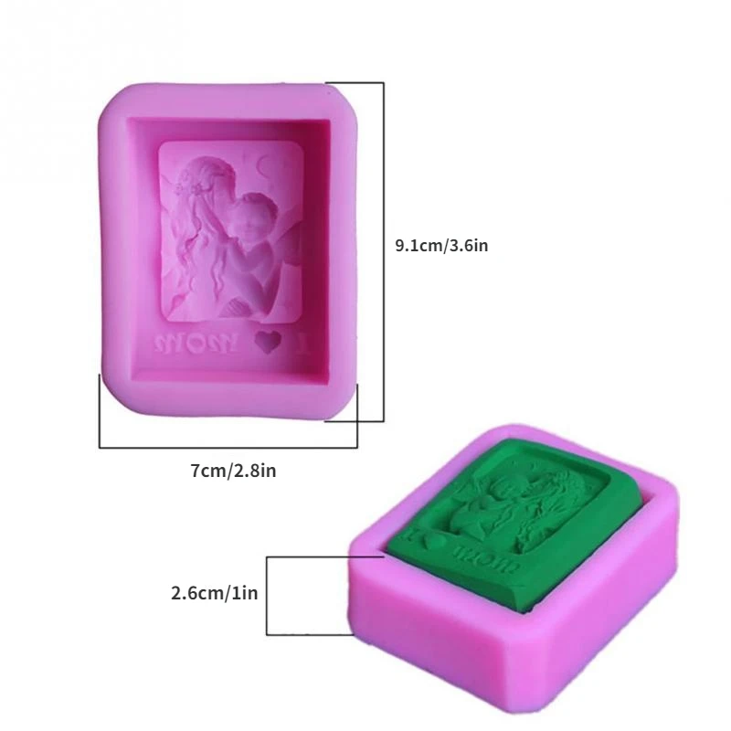 1Pc Mother Holding Baby Love M - Soap Making Lye 评论和价格