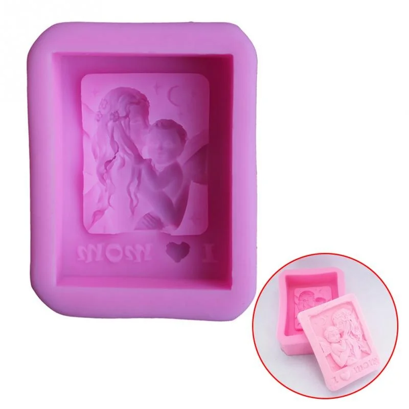 1Pc Mother Holding Baby Love M - Soap Making Lye 评论和价格