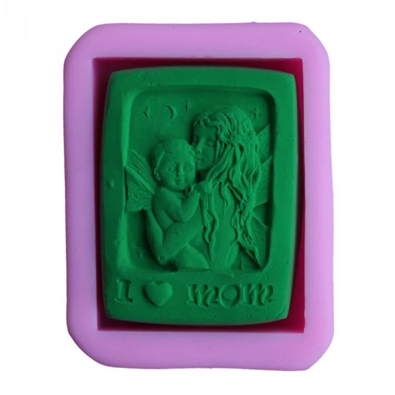 1Pc Mother Holding Baby Love M - Soap Making Lye 评论和价格