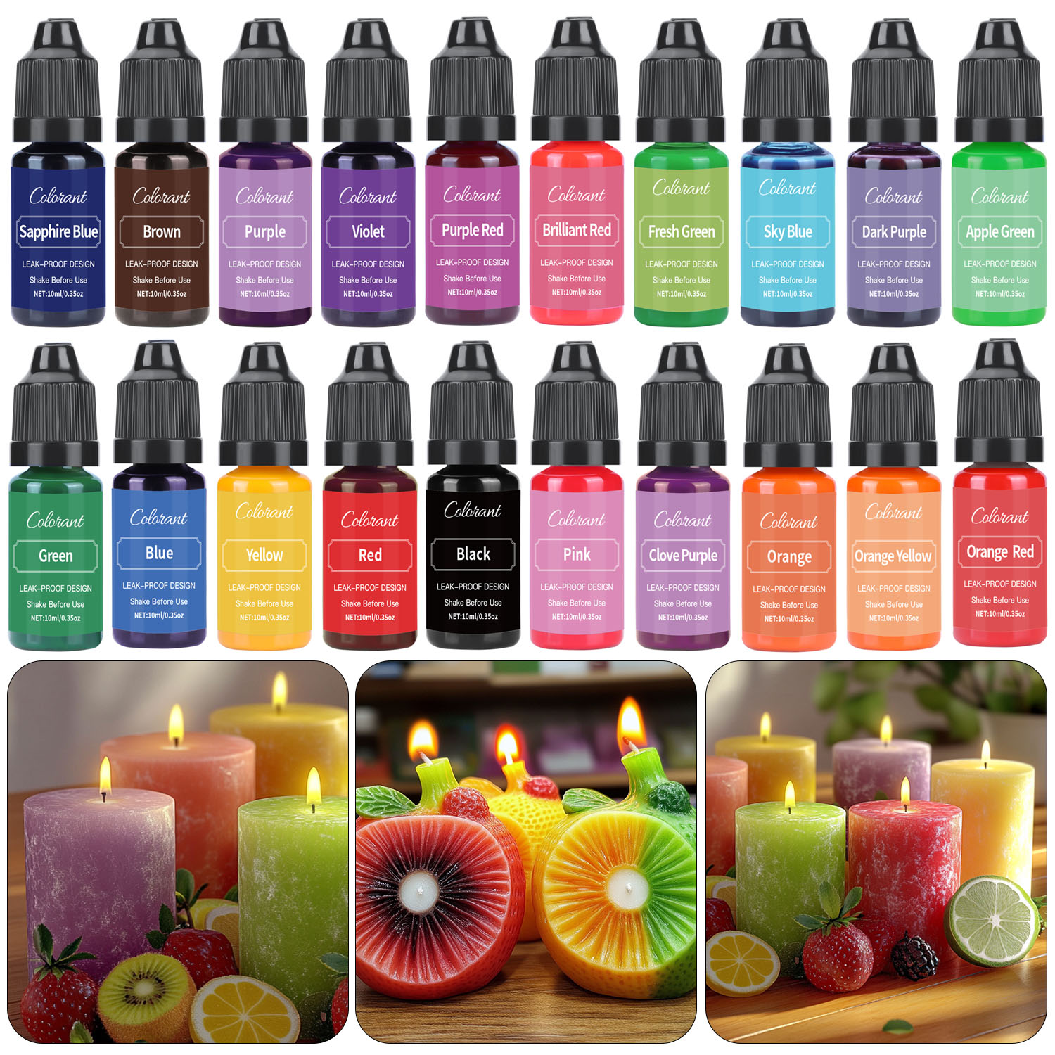Liquid Candle Dye For Soy Wax  - Soap Making Ingredient 评论和价格