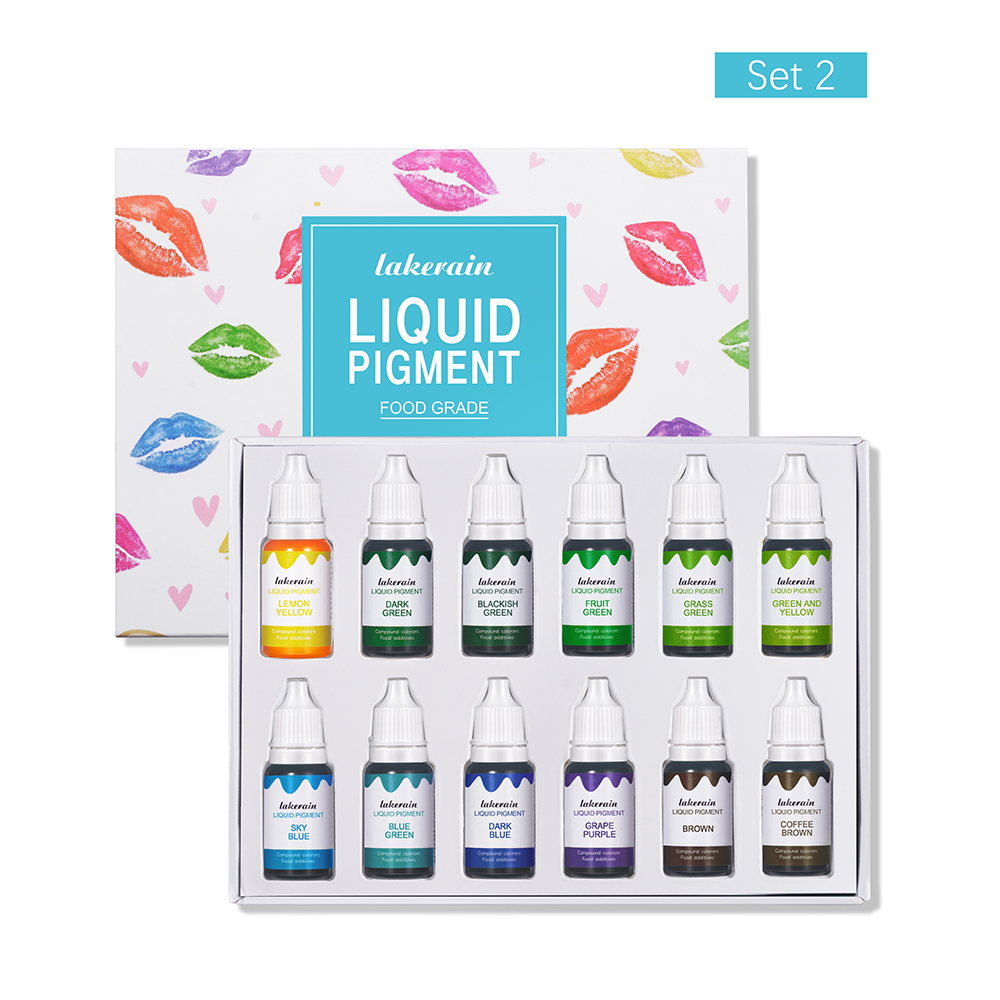 12pcs/Set DIY Liquid Pigment K - Soap Making Using Soap Base 评论和价格