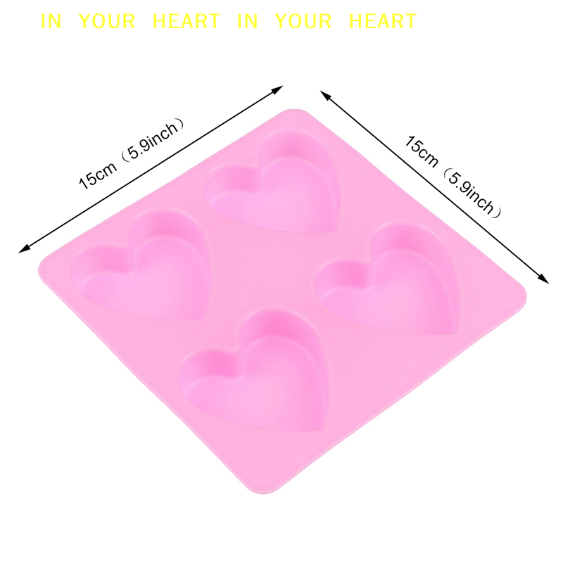【X】4 Cavity Handmade Silicone  - Soap Making Lye 评论和价格