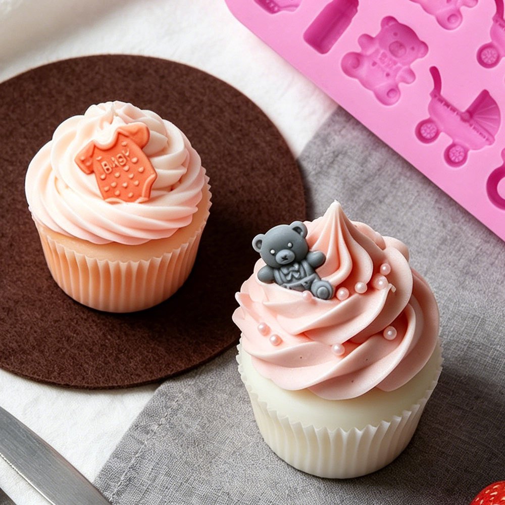 2pcs Silicone Mold Set 35-Cavi - Soap Making Lye 评论和价格