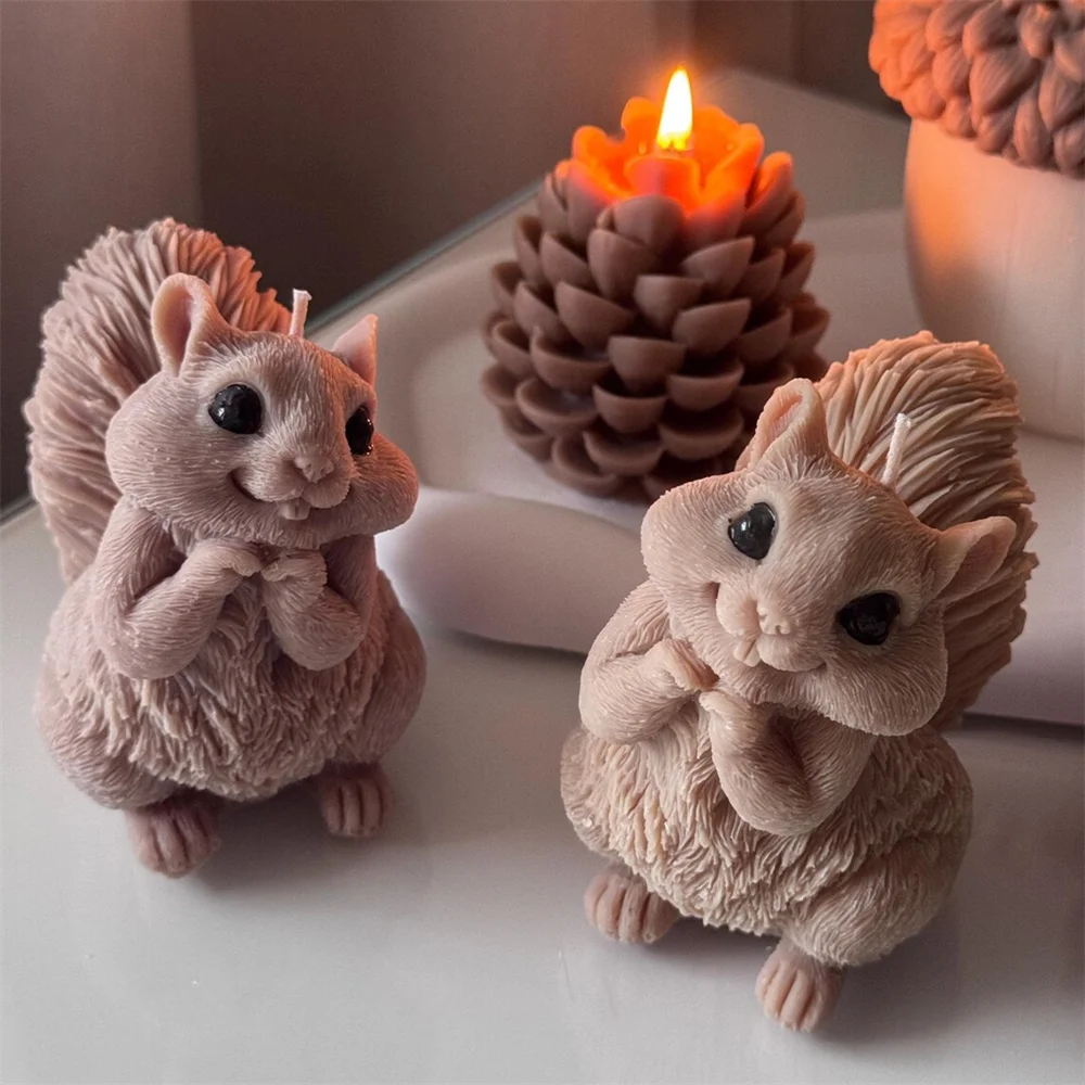 Cute Squirrel Candle Silicone  - Soap Making Scents 评论和价格
