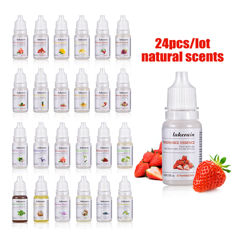 24Pcs Scents Natural Flavoring - Soap Making Using Soap Base 评论和价格