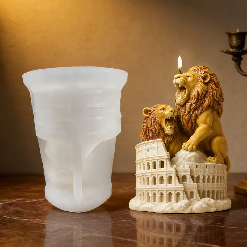 3D Wolf Big Ben Indian Elephan - Soap Making Scents 评论和价格