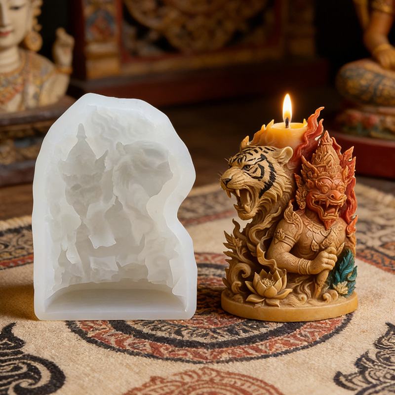 3D Wolf Big Ben Indian Elephan - Soap Making Scents 评论和价格